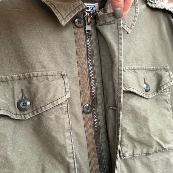 Converse Olive Military Field Jacket - Picture 2 of 11